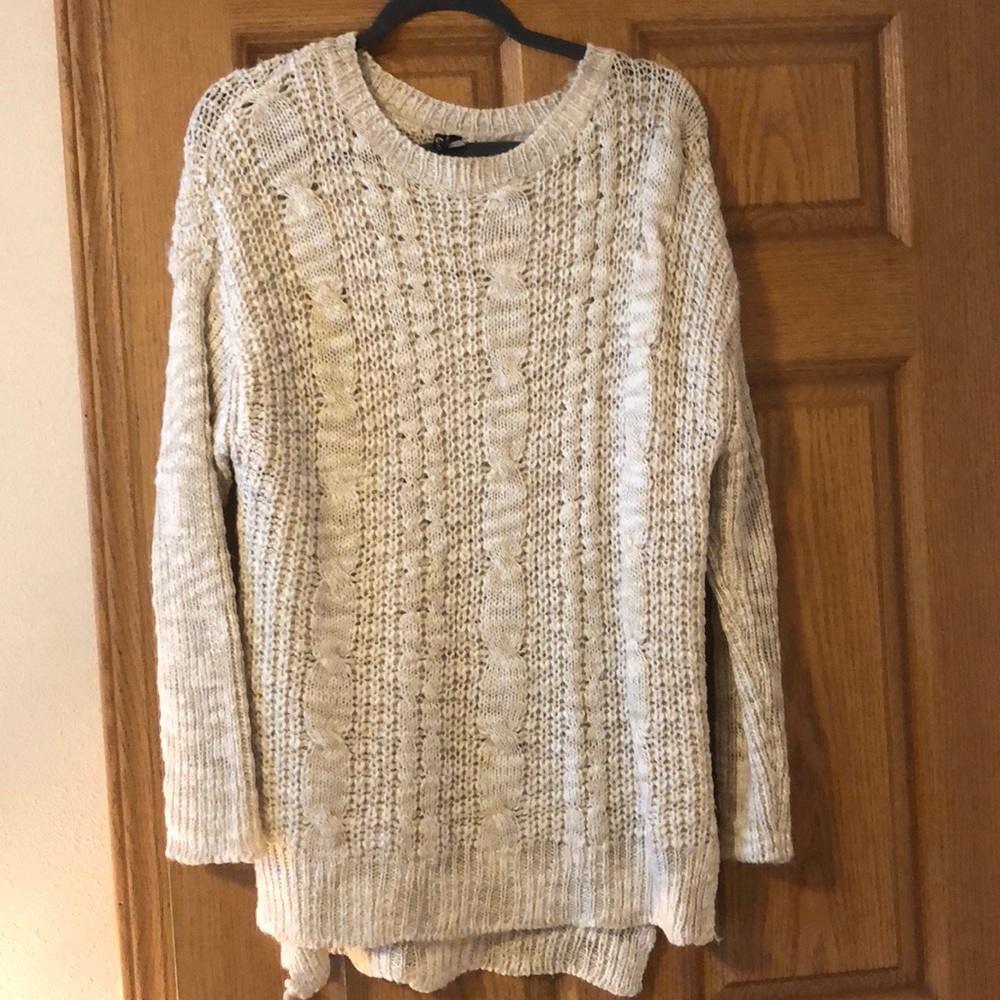Cream sweater